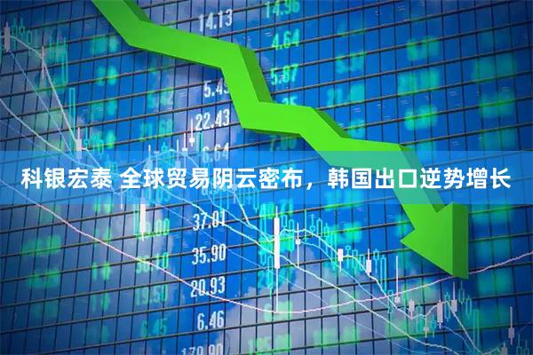 科银宏泰 全球贸易阴云密布，韩国出口逆势增长